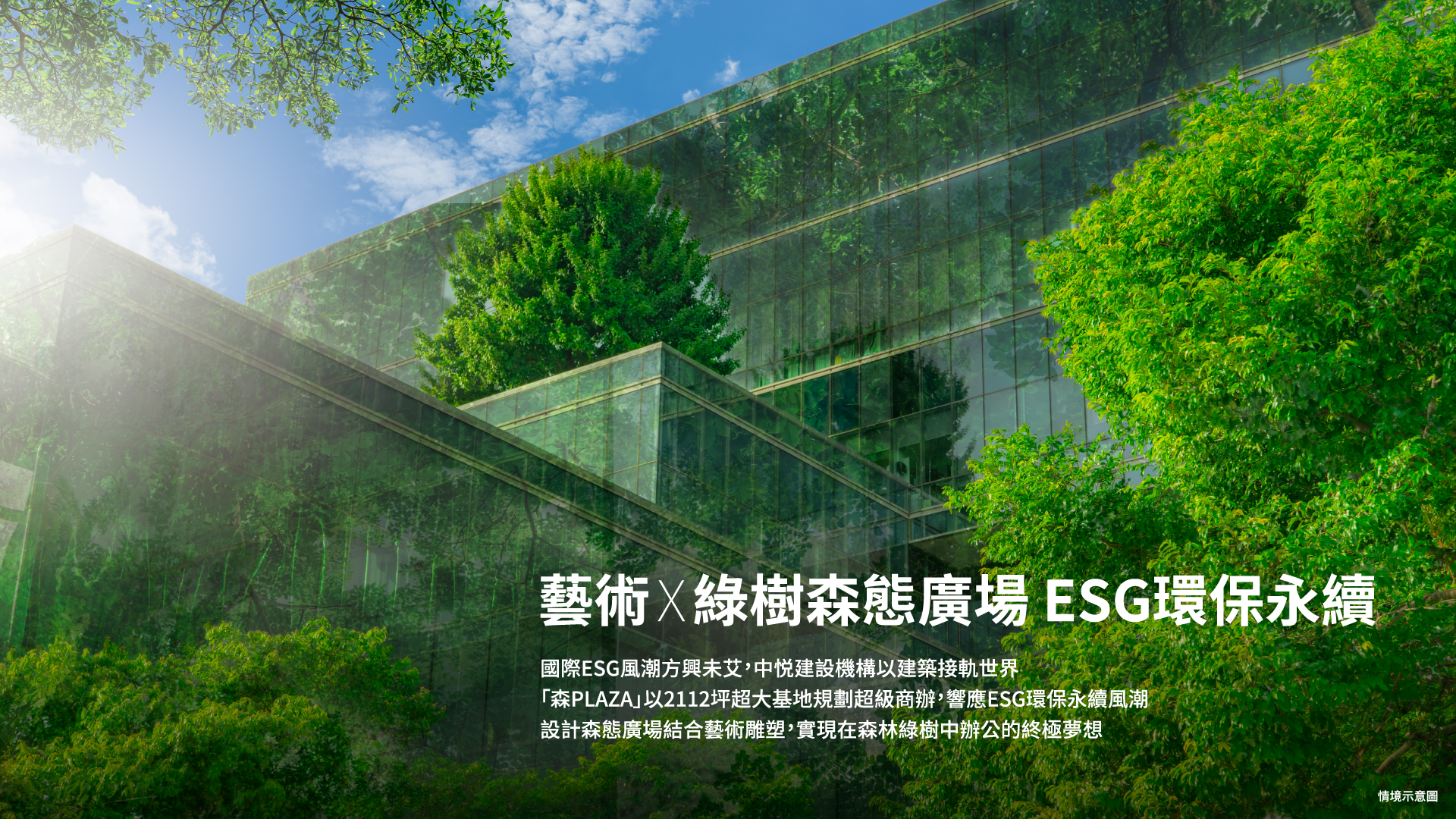 森PLAZA，超級商辦，響應ESG環保永續